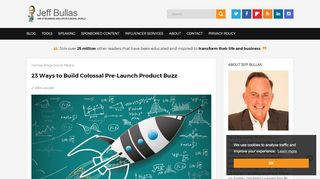 
                            8. 23 Ways to Build Colossal Pre-Launch Product Buzz - Jeffbullas's Blog