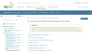 
                            6. 2.3.1 Basic Steps for MySQL Server Deployment with Docker