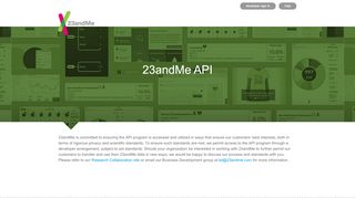 
                            3. 23andMe API