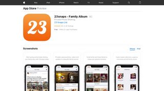 
                            6. 23snaps - Family Album on the App Store - iTunes - Apple