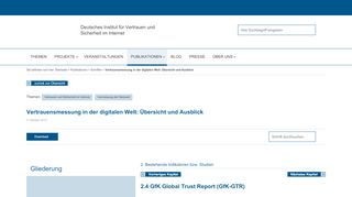 
                            9. 2.4 GfK Global Trust Report (GfK-GTR) - DIVSI