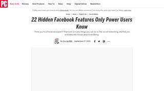 
                            11. 24 Hidden Facebook Features Only Power Users Know | PCMag.com