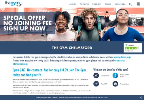 
                            8. 24 Hour Gyms in Chelmsford | The Gym Group