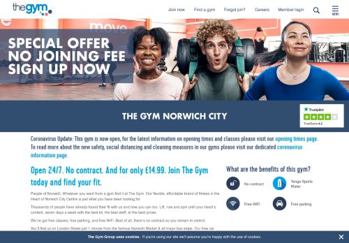 
                            9. 24 Hour Gyms in Norwich City | The Gym Group