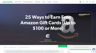 
                            13. 24 Ways to Get Free Amazon Gift Cards (Up to $100 or More)