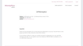 
                            8. 24/7 Moneybox | Info & Contact details - MoneyPlus