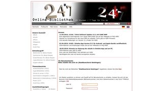 
                            4. 24/7 Online-Bibliothek. Mein Konto : Anmeldung - Die Onleihe