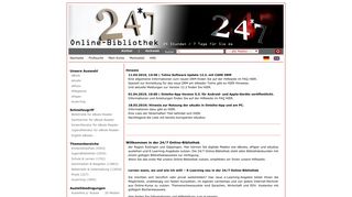 
                            6. 24/7 Online-Bibliothek. Startseite - Die Onleihe