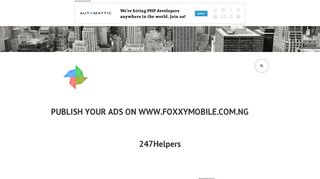 
                            5. 247Helpers – Publish Your Ads on www.foxxymobile.com.ng