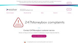 
                            13. 247Moneybox Complaints Email & Phone | Resolver