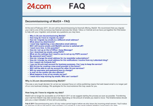 
                            7. 24.com - Mail24 FAQ