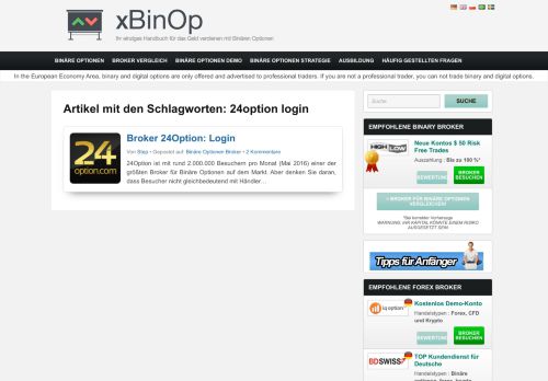 
                            9. 24option login | x Binäre optionen - Binary Options