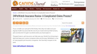 
                            6. 24PetWatch Insurance Reviews: A Complicated Claims Process?