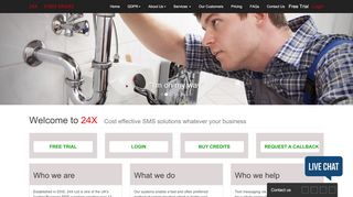 
                            7. 24X - SMS for Business, SMS Gateway, SMS API, SMS from Web ...