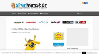 
                            11. -25% für BIPACard BabyClub Mitglieder | Sparhamster.at