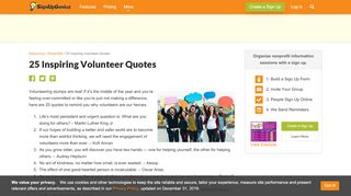 
                            5. 25 Inspiring Volunteer Quotes - Sign Up Genius