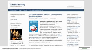 
                            11. 25 Jahre Stattauto Kassel – Einladung zum Geburtstagsfest | kassel ...