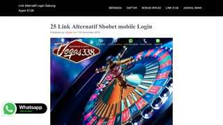 
                            12. 25 Link Alternatif Sbobet mobile Login | Agen Casino Terpercaya