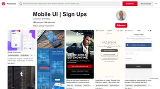 
                            8. 25 meilleures images du tableau Mobile UI | Sign Ups | Interface ...