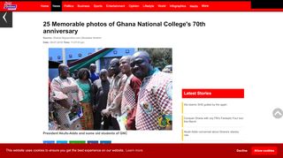 
                            12. 25 Memorable photos of Ghana National College's 70th anniversary ...
