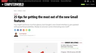 
                            12. 25 tips for getting the most out of the new Gmail features ...