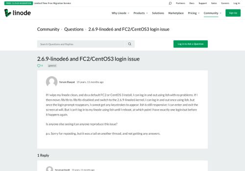 
                            11. 2.6.9-linode6 and FC2/CentOS3 login issue | Linode Questions