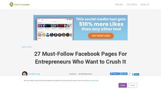 
                            7. 27 Must-Follow Facebook Pages For Entrepreneurs Who Want to ...