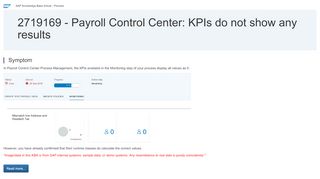 
                            5. 2719169 - PCC: KPIs do not show any results | SAP Knowledge ...