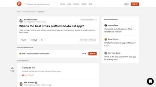 
                            9. 28 best cross-platform to-do list apps | Product Hunt