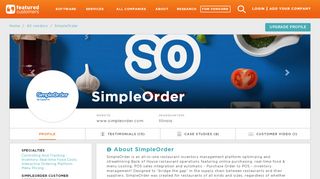 
                            5. 28 Customer Reviews & Customer References of SimpleOrder ...