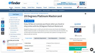 
                            10. 28 Degrees Platinum Mastercard review - Latitude | finder.com.au