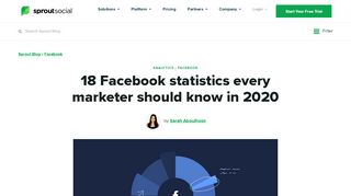 
                            12. 28 Powerful Facebook Stats Your Brand Can't Ignore in 2018