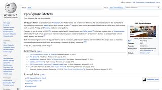 
                            9. 290 Square Meters - Wikipedia