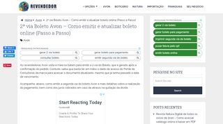 
                            7. 2ª via Boleto Avon - Como emitir e atualizar boleto online (Passo a ...