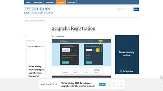 
                            11. 2captcha Registration « TypendEarn