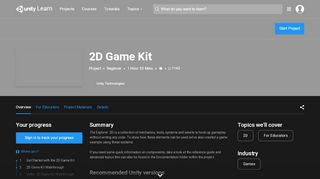 
                            11. 2D Game Kit - Unity