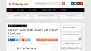 
                            5. 2go Sign Up Account | Create A 2go Account | 2go Login - ONLINE ...