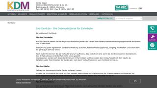 
                            3. 2nd-Dent.de - Die Gebrauchtbörse für Zahnärzte | KDM - Kohlschein ...