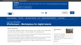 
                            11. 2Performant – Marketplace for digital talents - European Commission