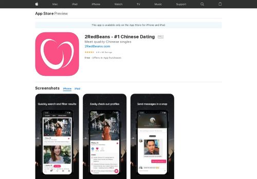 
                            10. 2RedBeans - #1 Chinese Dating - iTunes - Apple