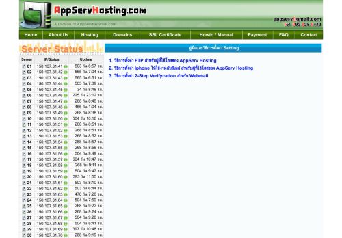 
                            7. 3. วิธีการตั้งค่า 2-Step Verifycation สำหรับ Webmail - AppServ Hosting ...