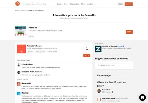 
                            9. 3 Alternatives to Pomello | Product Hunt