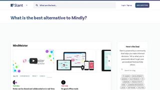 
                            10. 3 best alternatives to Mindly as of 2019 - Slant