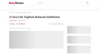 
                            9. 3 Cara Cek Tagihan Bulanan IndiHome | BukaReview