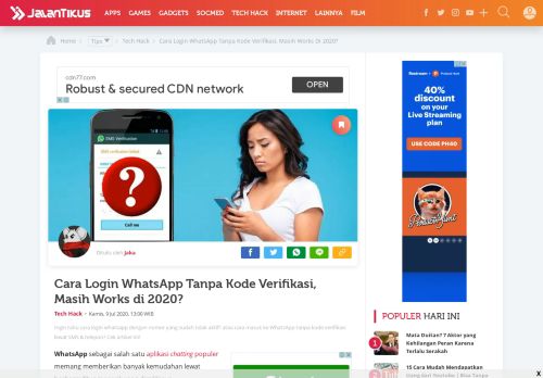 
                            1. 3 Cara Login WhatsApp Tanpa Kode Verifikasi 100% ...