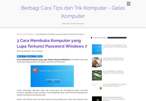 
                            10. 3 Cara Membuka Komputer yang Lupa Terkunci Password Windows 7 ...