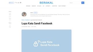 
                            11. √ 3 Cara Mengatasi Lupa Kata Sandi Facebook agar Bisa Masuk