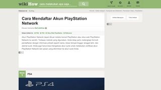 
                            4. 3 Cara untuk Mendaftar Akun PlayStation Network - wikiHow