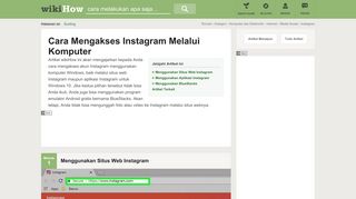 
                            11. 3 Cara untuk Mengakses Instagram Melalui Komputer - wikiHow