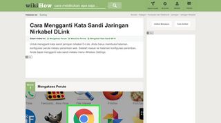 
                            4. 3 Cara untuk Mengganti Kata Sandi Jaringan Nirkabel DLink - wikiHow